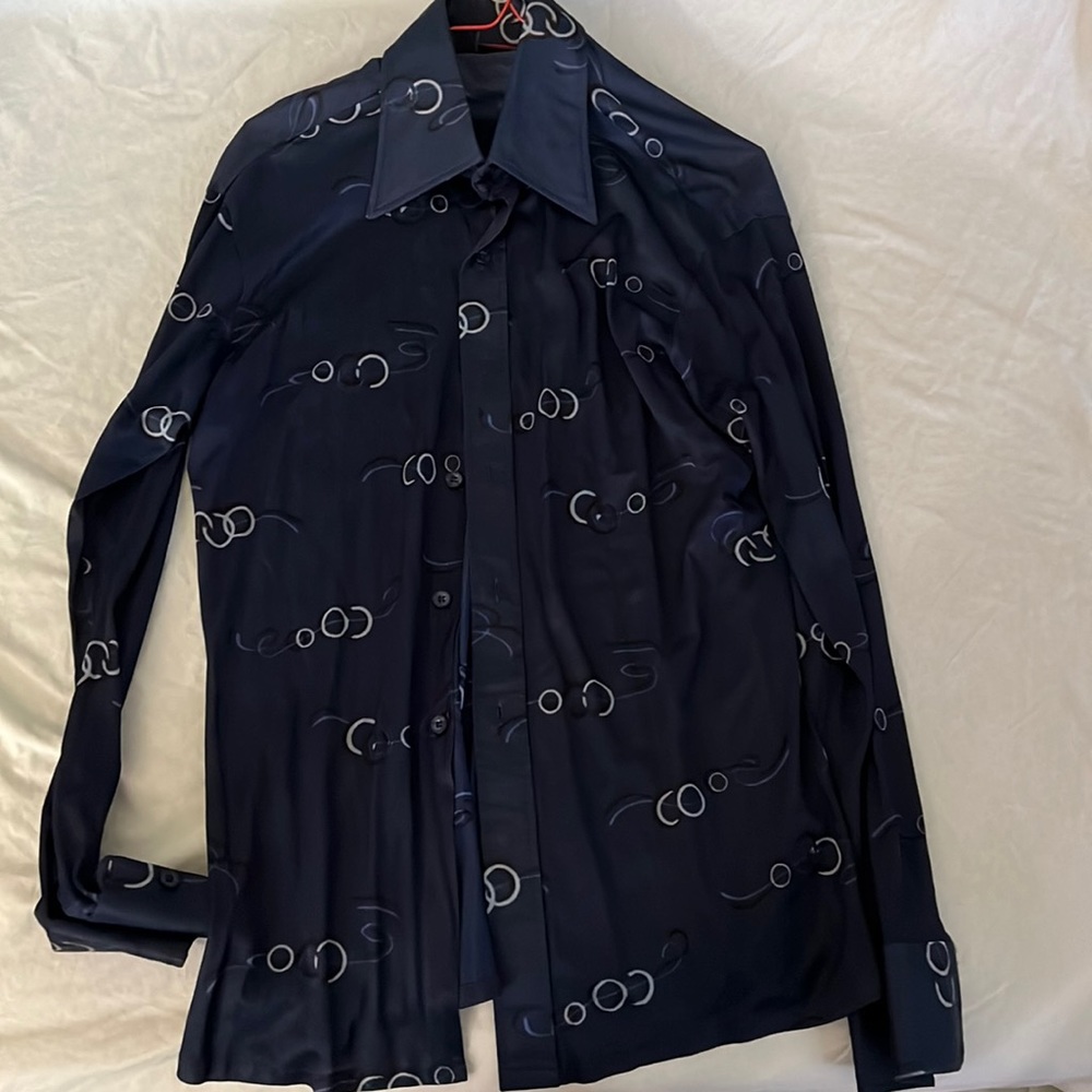 Vintage Sutton silk button down